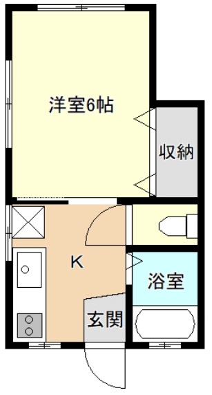 三戸部アパート　1号室の画像