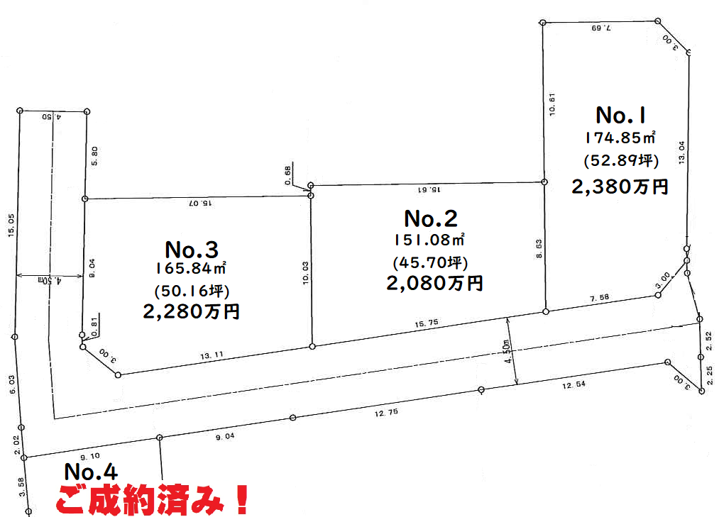 新規物件！Mステージ藤沢用田Ⅰ期全４区画（残り３区画）～No.3区画～の画像