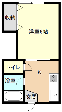 三戸部アパート　2号室の画像