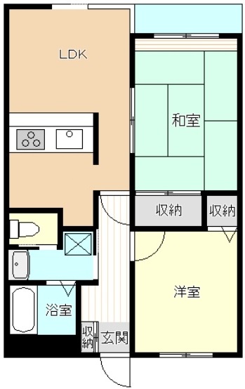 メゾン愛川206号室の画像