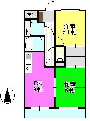 SD海老名ポートガーデン　302号室の画像