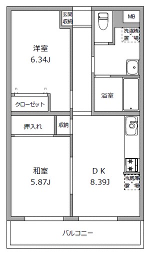 ルミエール香川　302号室の画像