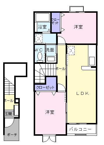 ミルキーウェイ A 203号室の画像