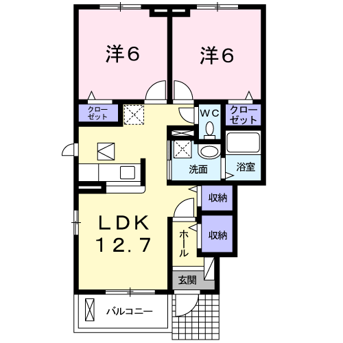 ビレジメルヘン101号室の画像
