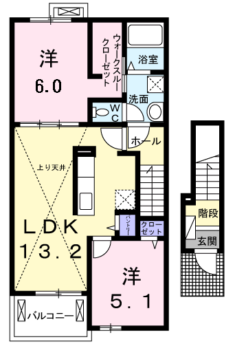 セレーノ・チェーロⅡ203号室の画像
