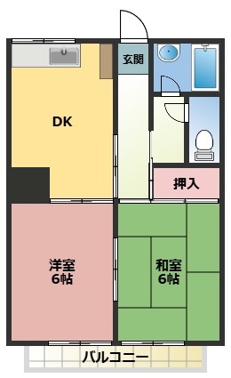 コーポ関戸202号室の画像