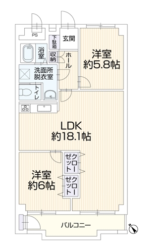 東建座間ハイツの画像