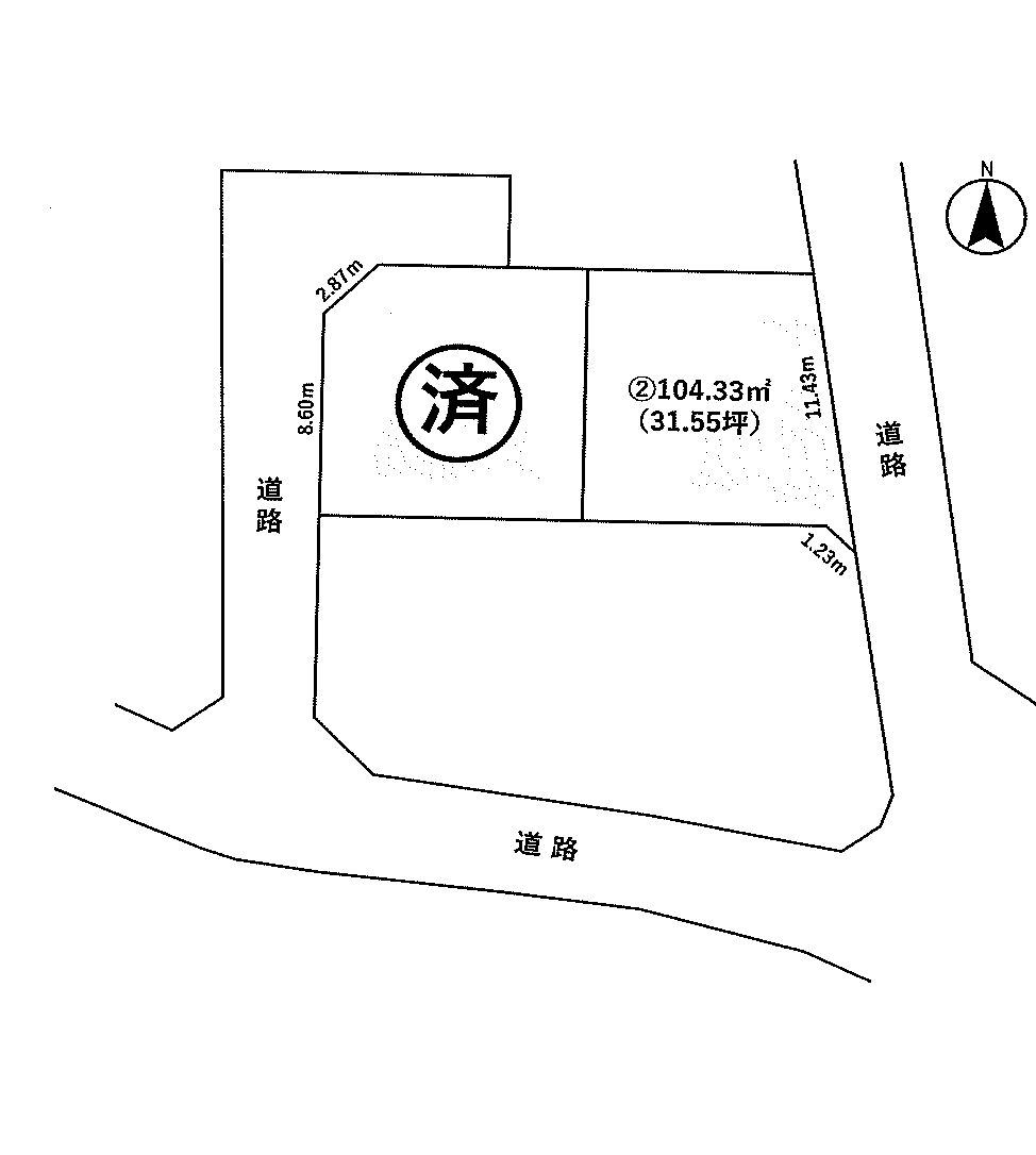 伊勢原市池端　売地の画像