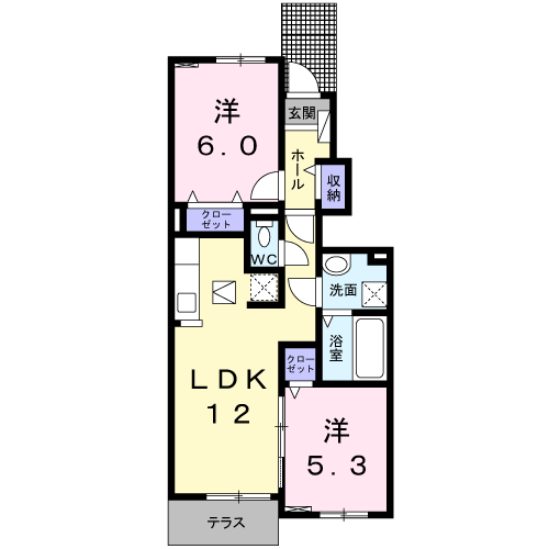 リシェス102号室の画像