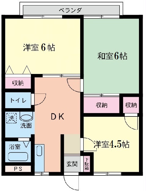 藤ハイツ201号室の画像