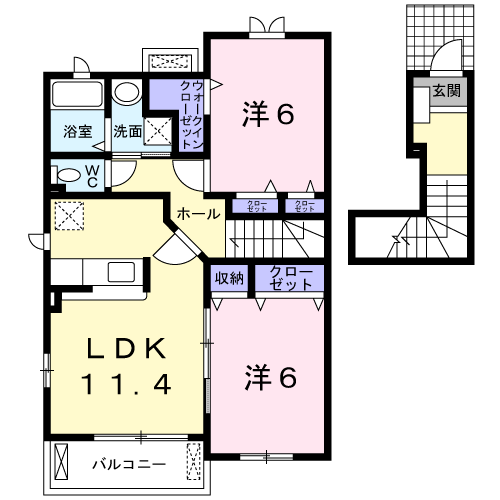 ヴァンベール203号室の画像