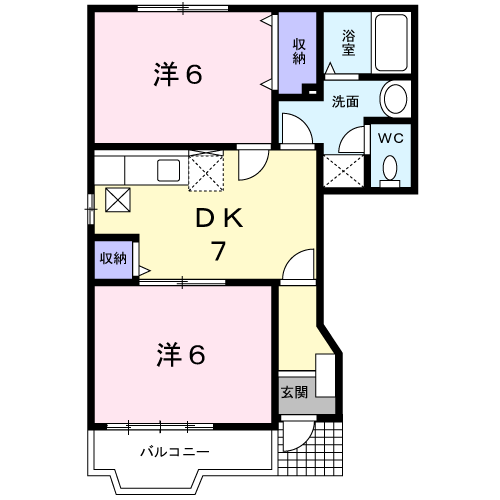 ウエストハウス101号室の画像