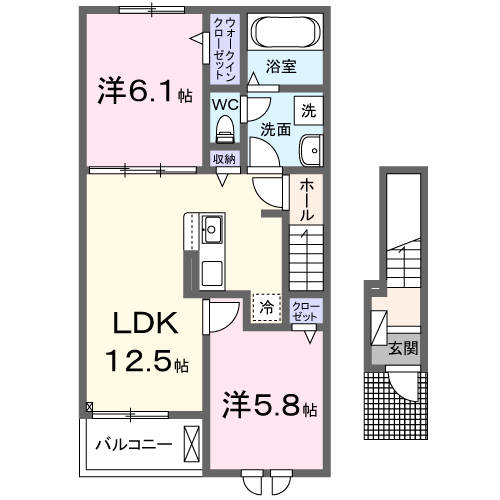 ラヴィラⅣ202号室の画像
