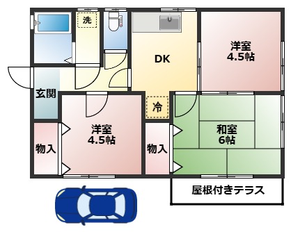 中丸貸家２号棟の画像