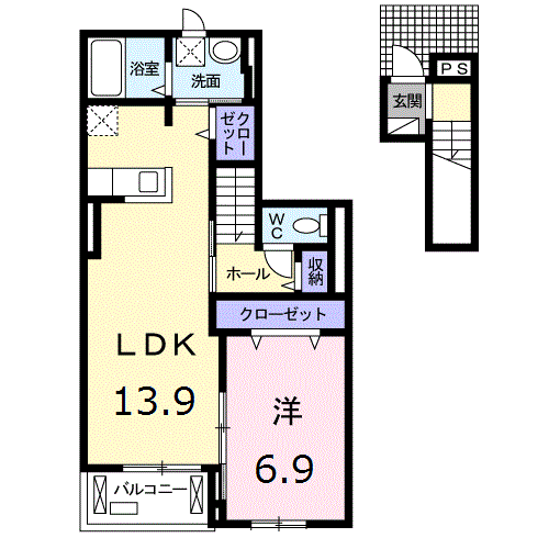 アルコバレー二Ⅲ204号室の画像