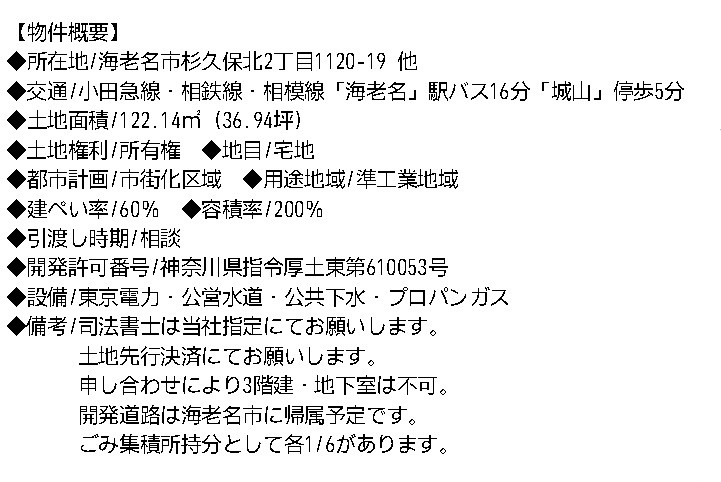海老名市杉久保北3期の画像