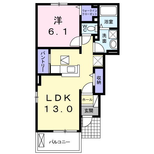 プラム・パルデ101号室の画像