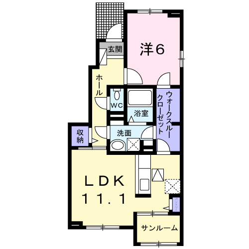 サザンクロス101号室の画像