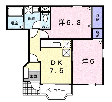 フォレスタ・ヴィラ　102号室の画像
