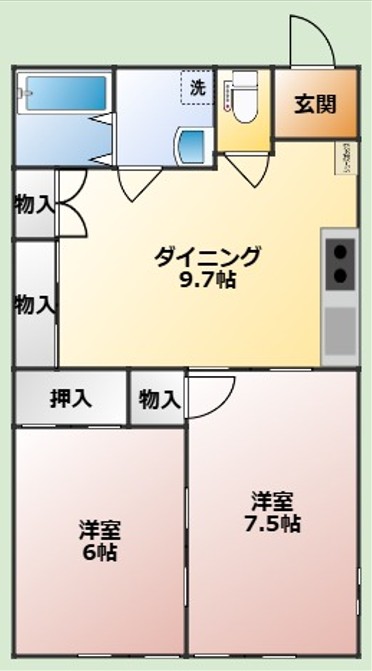 コーポ齊藤　301号室の画像